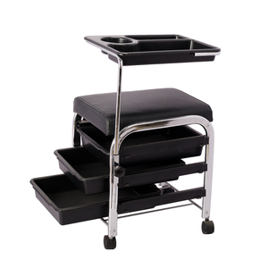 Salón de belleza Spa Manicure Nail Trolley Taburete Carro